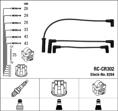 NGK 8284 Ignition Cable Kit
